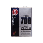 【スピードマスターエンジンオイル】CODE706 4リットル(SAE:10W-40　SM/CF)　　